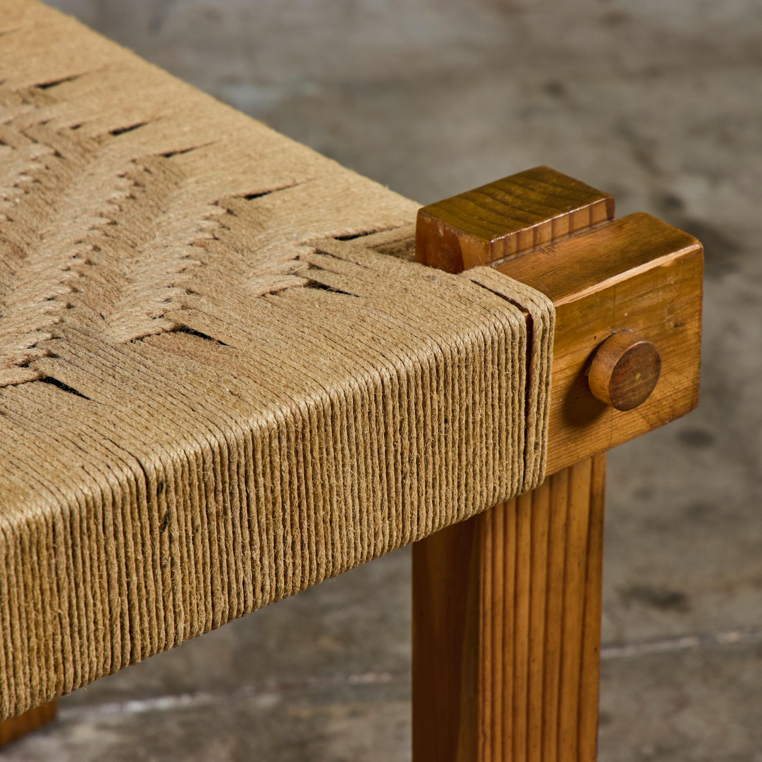 Silla de cuerda tejida al estilo de Mini Boga para Taaru en venta 7
