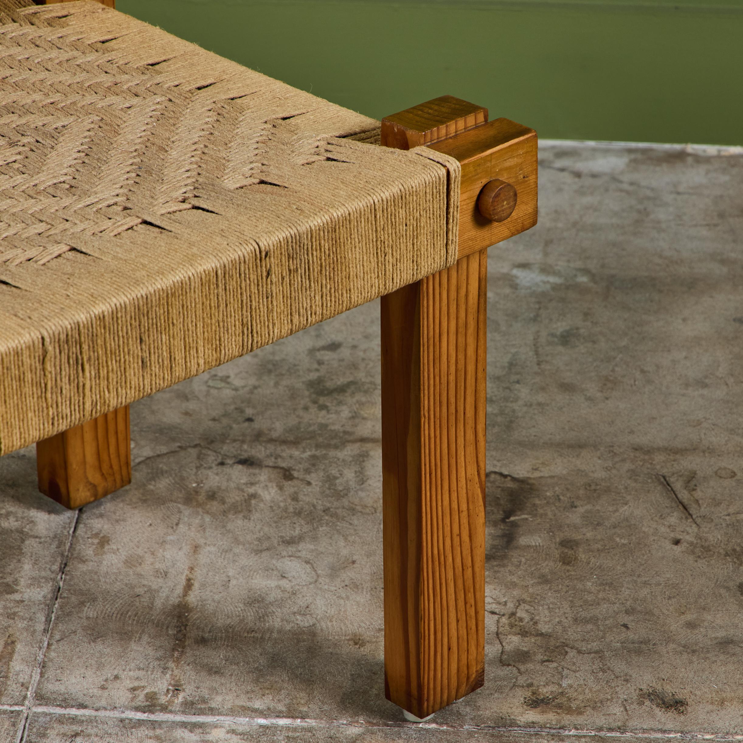 Silla de cuerda tejida al estilo de Mini Boga para Taaru en venta 12