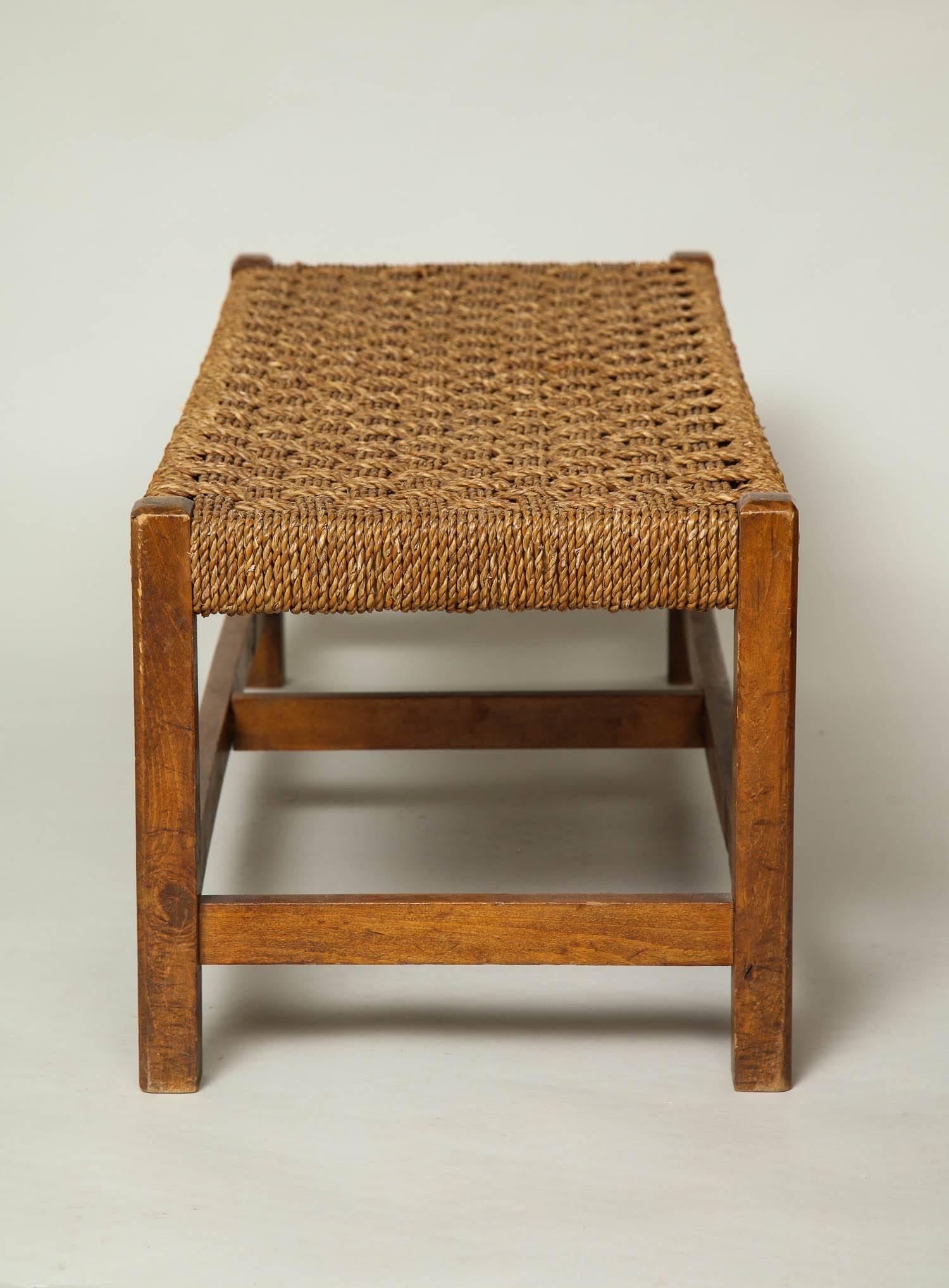 Woven Rope Luggage Stool 1