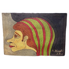 Woven Rope Tapestry, Signed and Dated 81