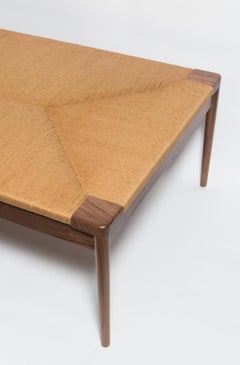 Woven Rush Daybed in Walnut by Mel Smilow