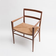 Woven Rush Dining Armchair by Mel Smilow