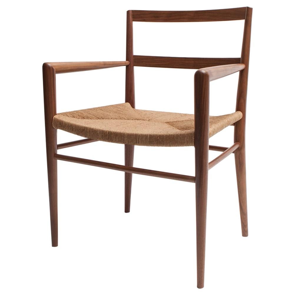 Woven Rush Dining Armchair by Mel Smilow