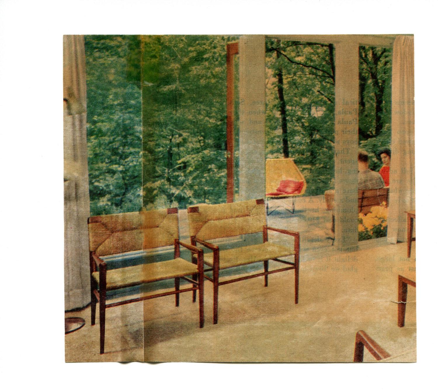 Chaise longue en jonc tissé par Mel Smilow Neuf - En vente à New York, NY