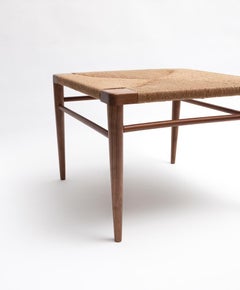 Woven Rush Ottoman by Mel Smilow