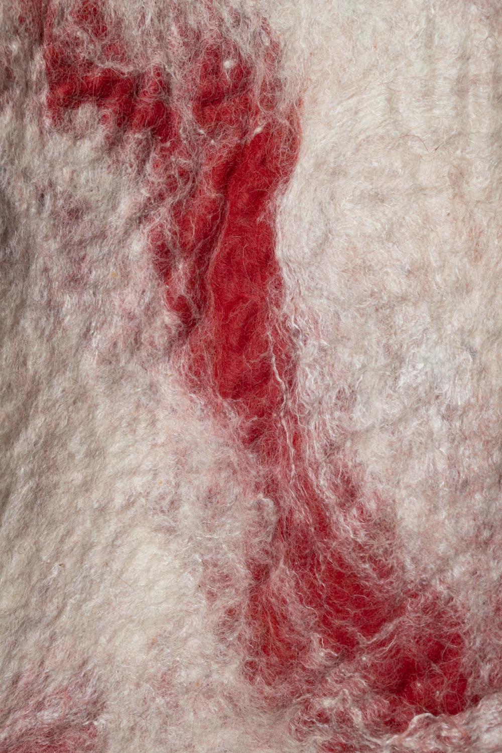 Wandteppich aus gewebter Haut B15-16 von Claudy Jongstra (Wolle) im Angebot
