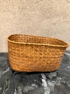 Geflochtene Lagerung Weidenkorb Seegras Vintage Modern