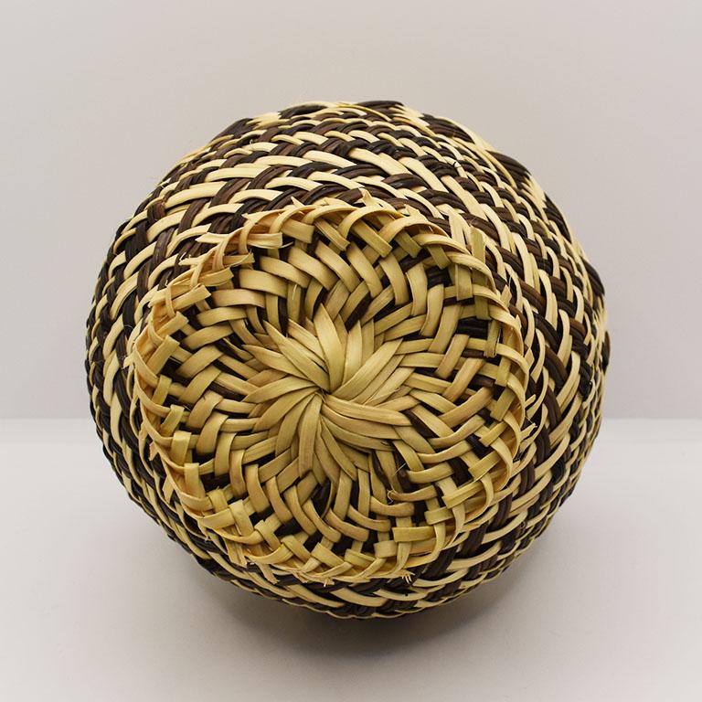 tall basket vase