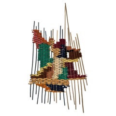 Woven Wall No. 5 Abstract Basketry Painting Tapestry