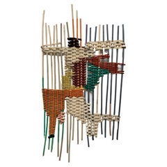 Woven Wall No. 6 Abstract Basketry Painting Tapestry