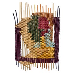Woven Wall No. 8 Abstract Basketry Painting Tapestry