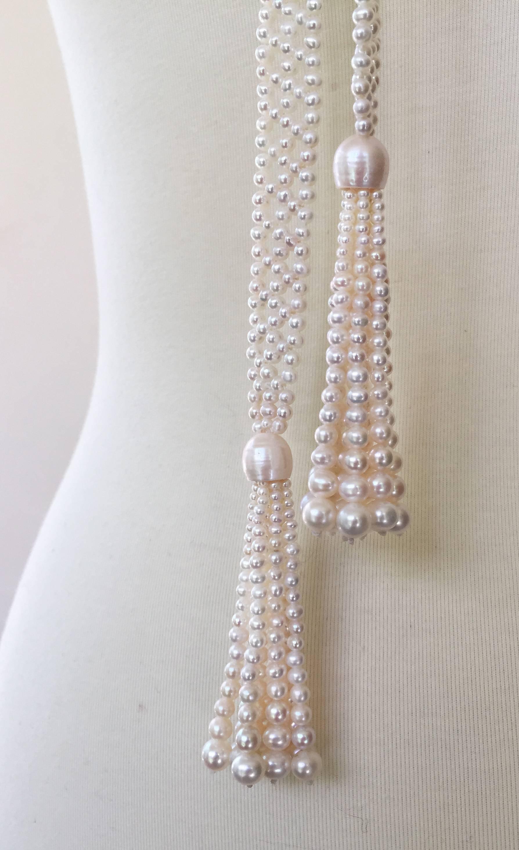 pearls and tassels