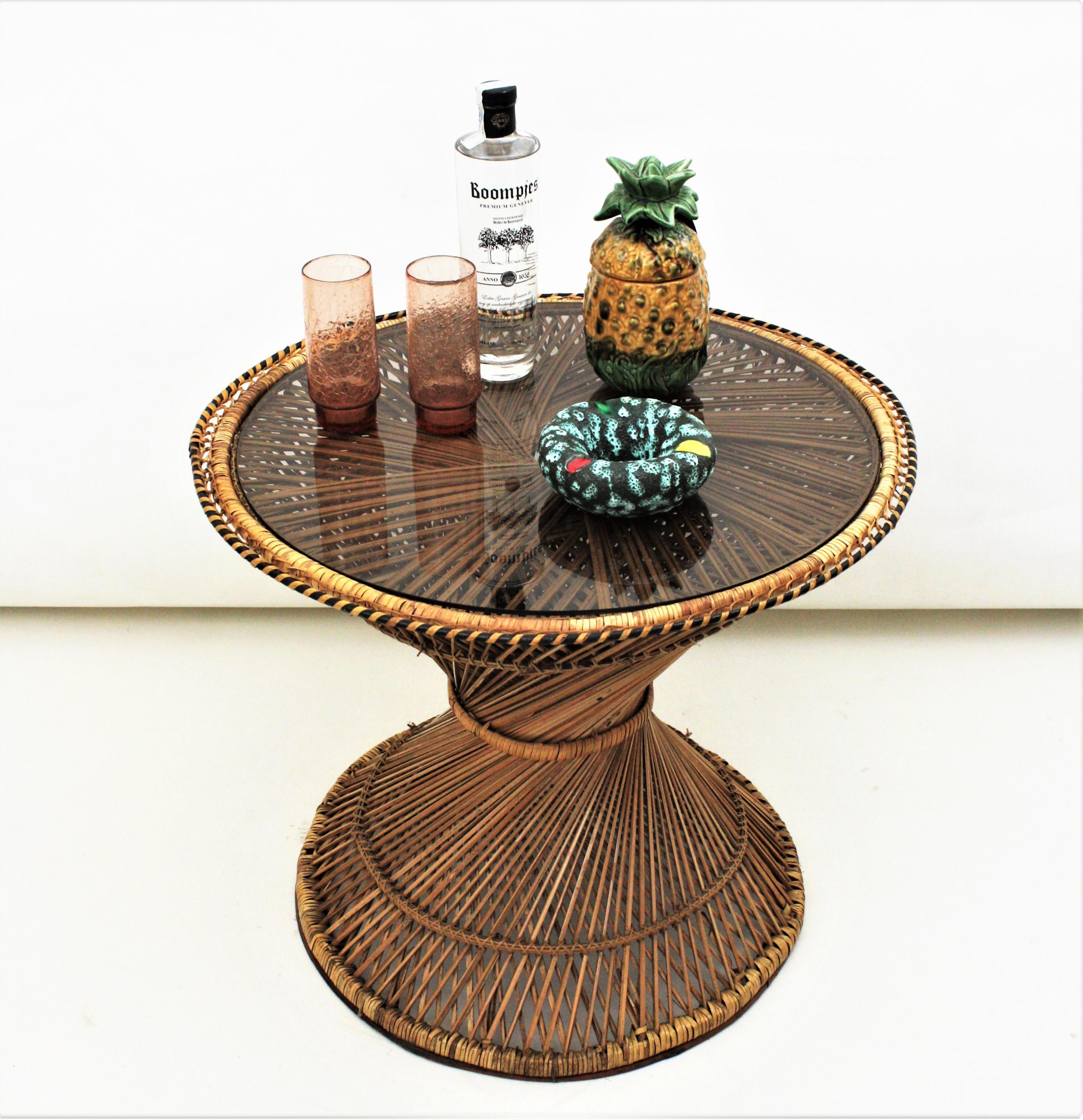 wicker table