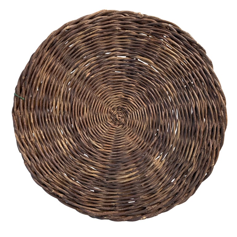 Woven Wicker Cake Stand For Sale At 1stdibs