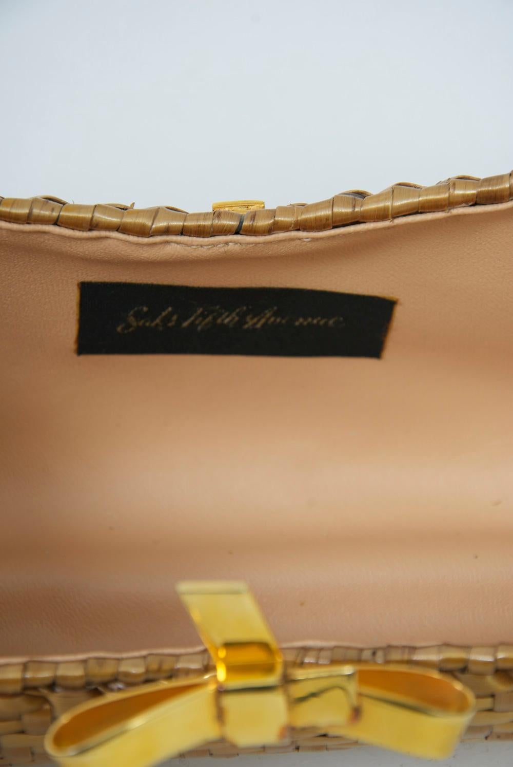 Woven Wicker Clutch 3