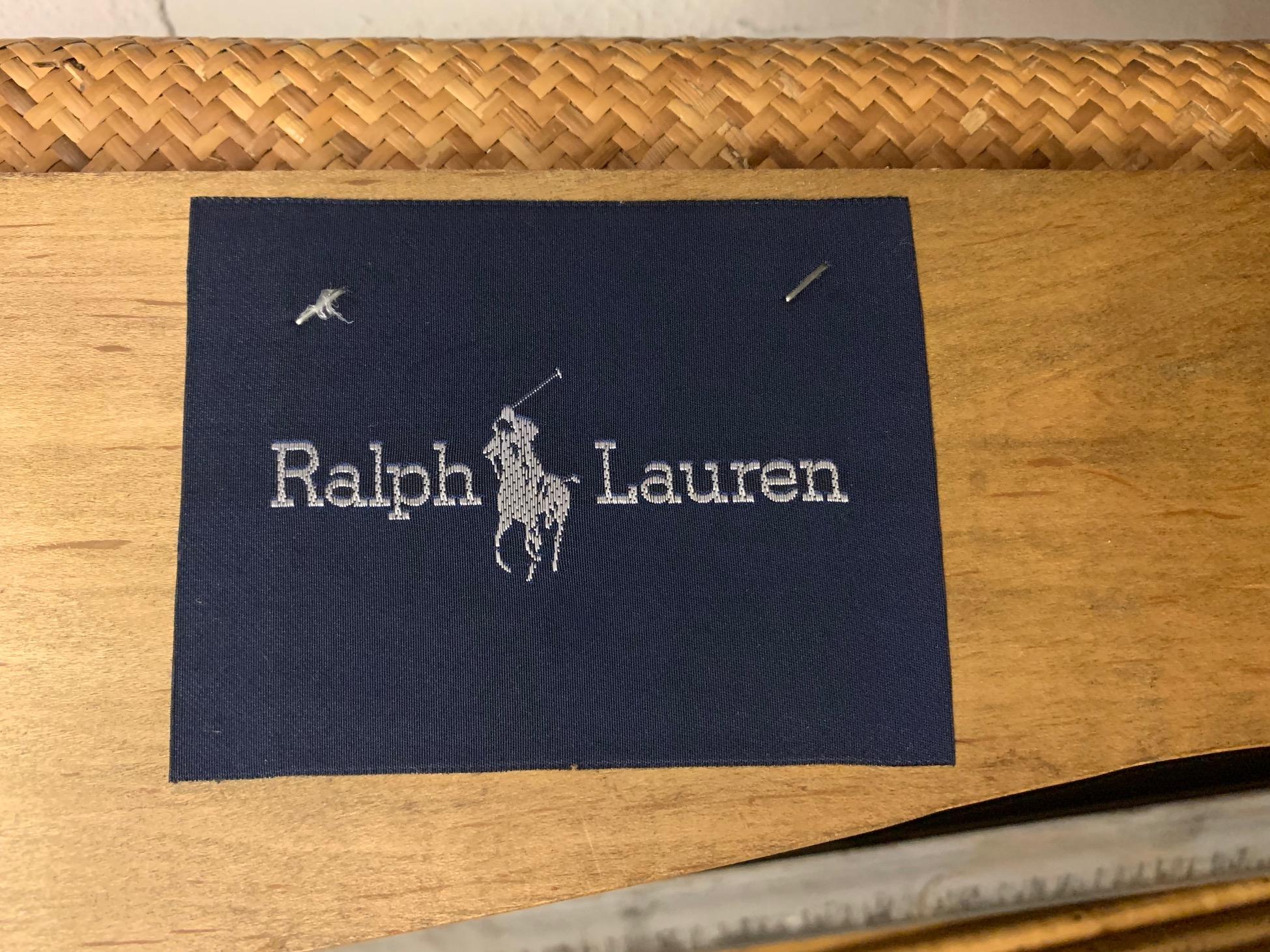 Woven Wicker Queen Size Bed by Ralph Lauren 5