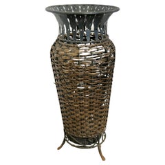 Woven Willow Stick  of Umbrella Stand  A lovely country piece
