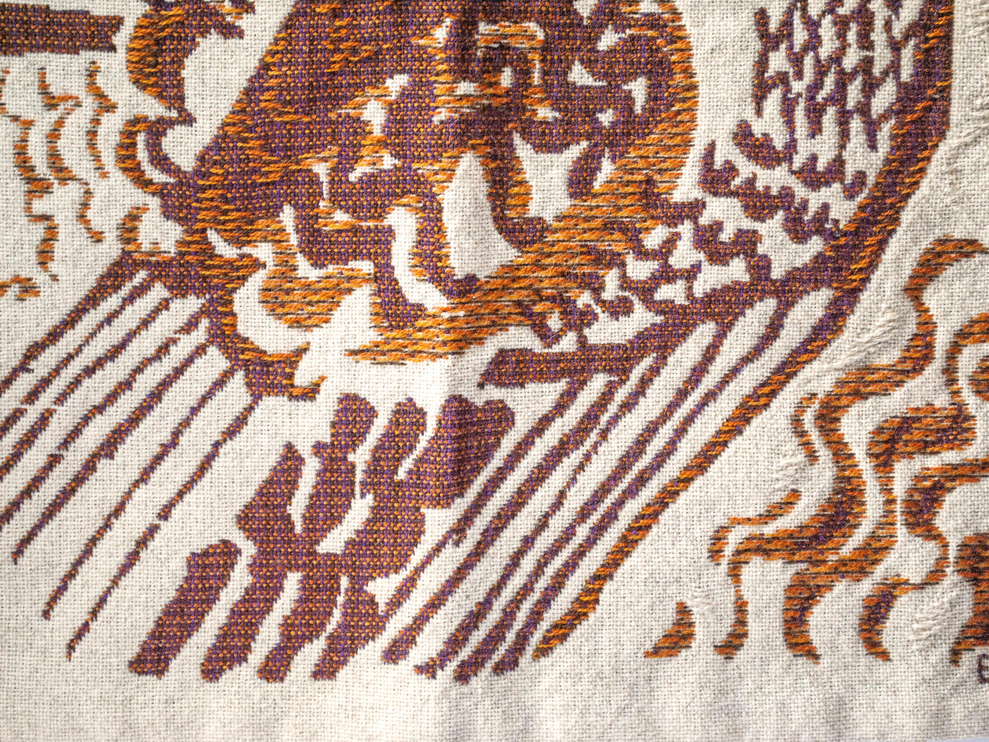 Gewebte Wolle Wandbehang/Textil Wandteppich von Evelyn Ackerman, Vereinigte Staaten im Angebot 6