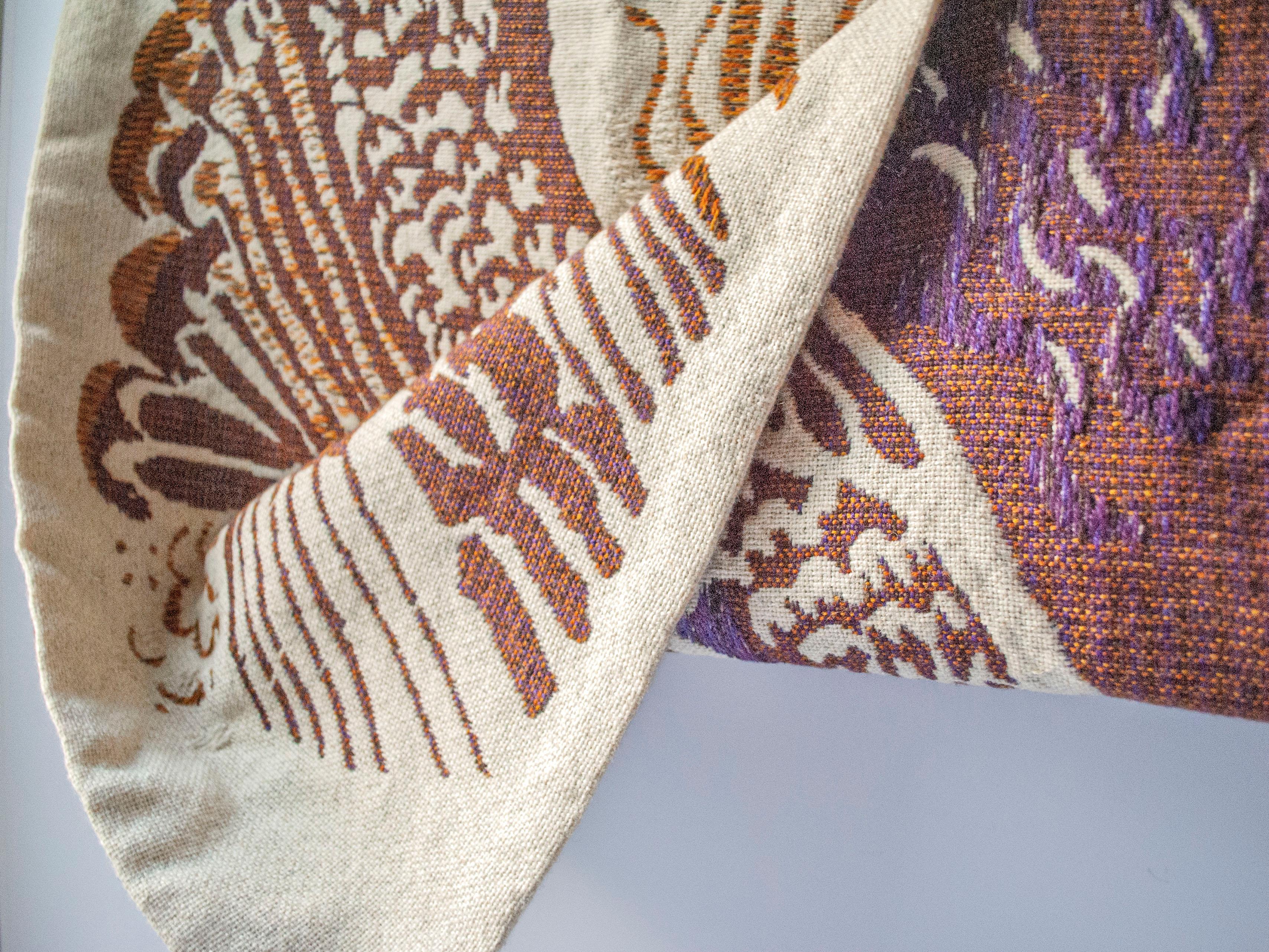 Gewebte Wolle Wandbehang/Textil Wandteppich von Evelyn Ackerman, Vereinigte Staaten im Angebot 8