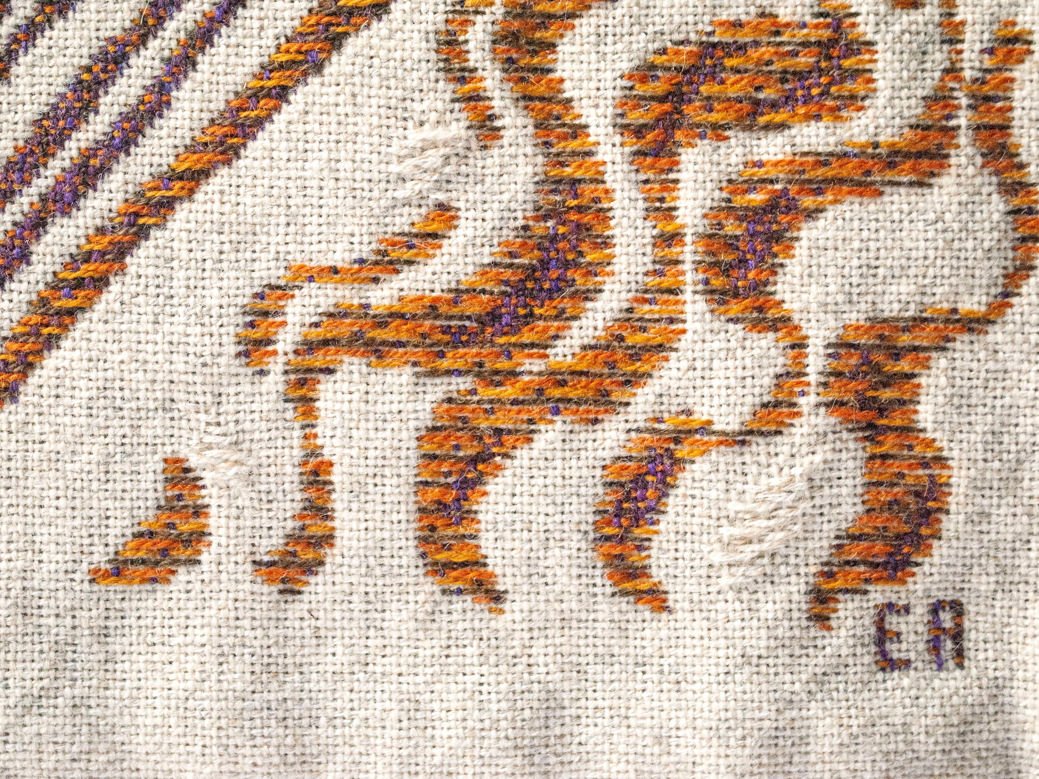 Gewebte Wolle Wandbehang/Textil Wandteppich von Evelyn Ackerman, Vereinigte Staaten im Angebot 4