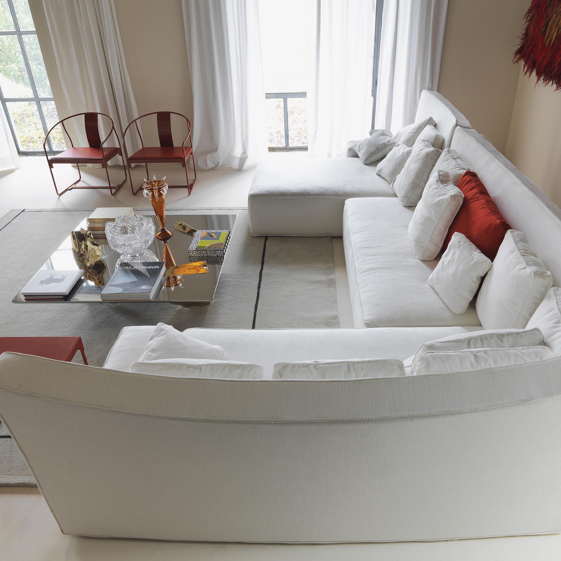 Canapé sectionnel trois places en plumes d'oie de Philippe Starck pour Driade Neuf - En vente à Brooklyn, NY