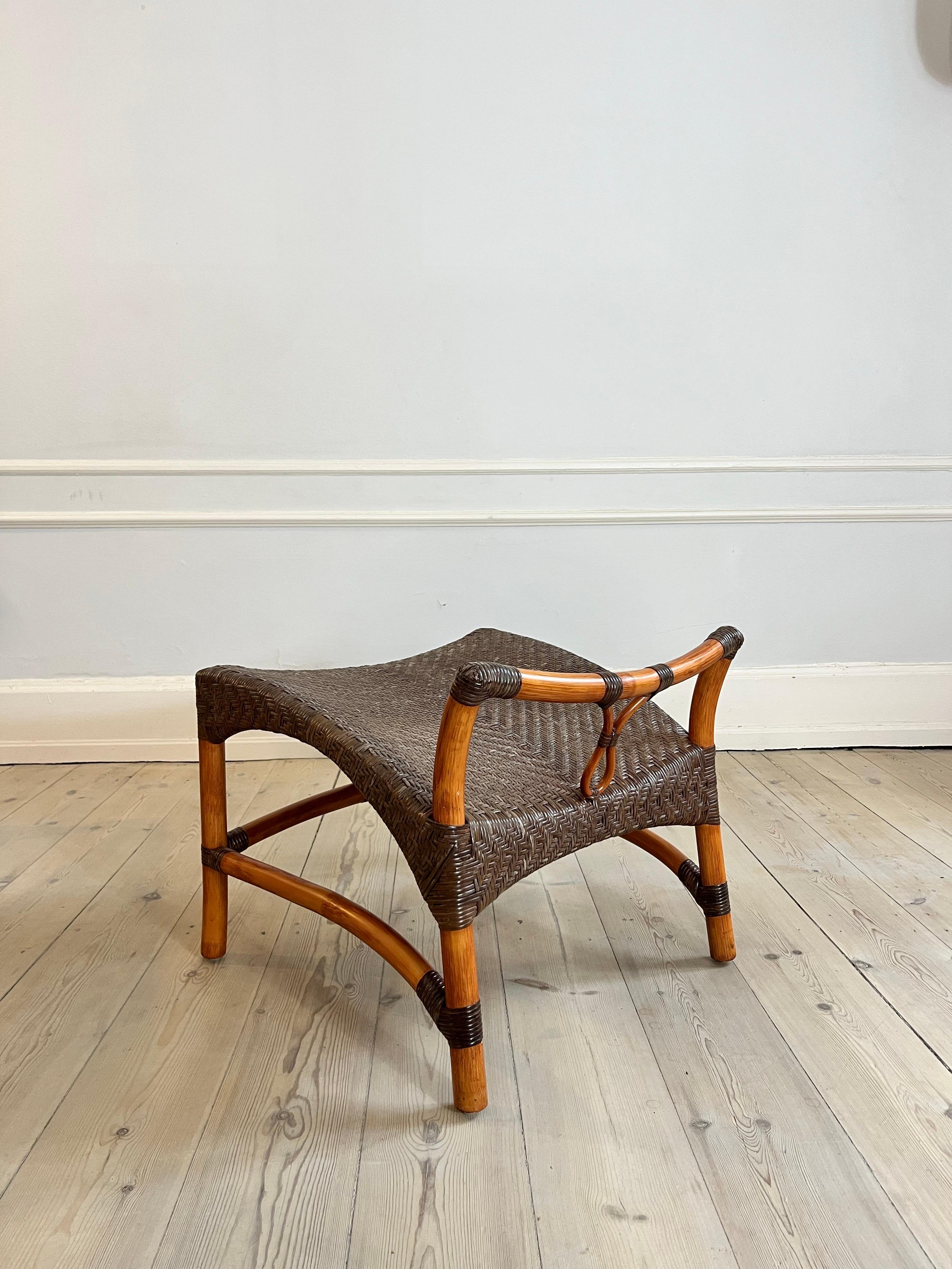 Rattan / Wicker Bamboo Lounge / Living room set by Yuzuru Yamakawa. In Good Condition For Sale In Copenhagen, DK
