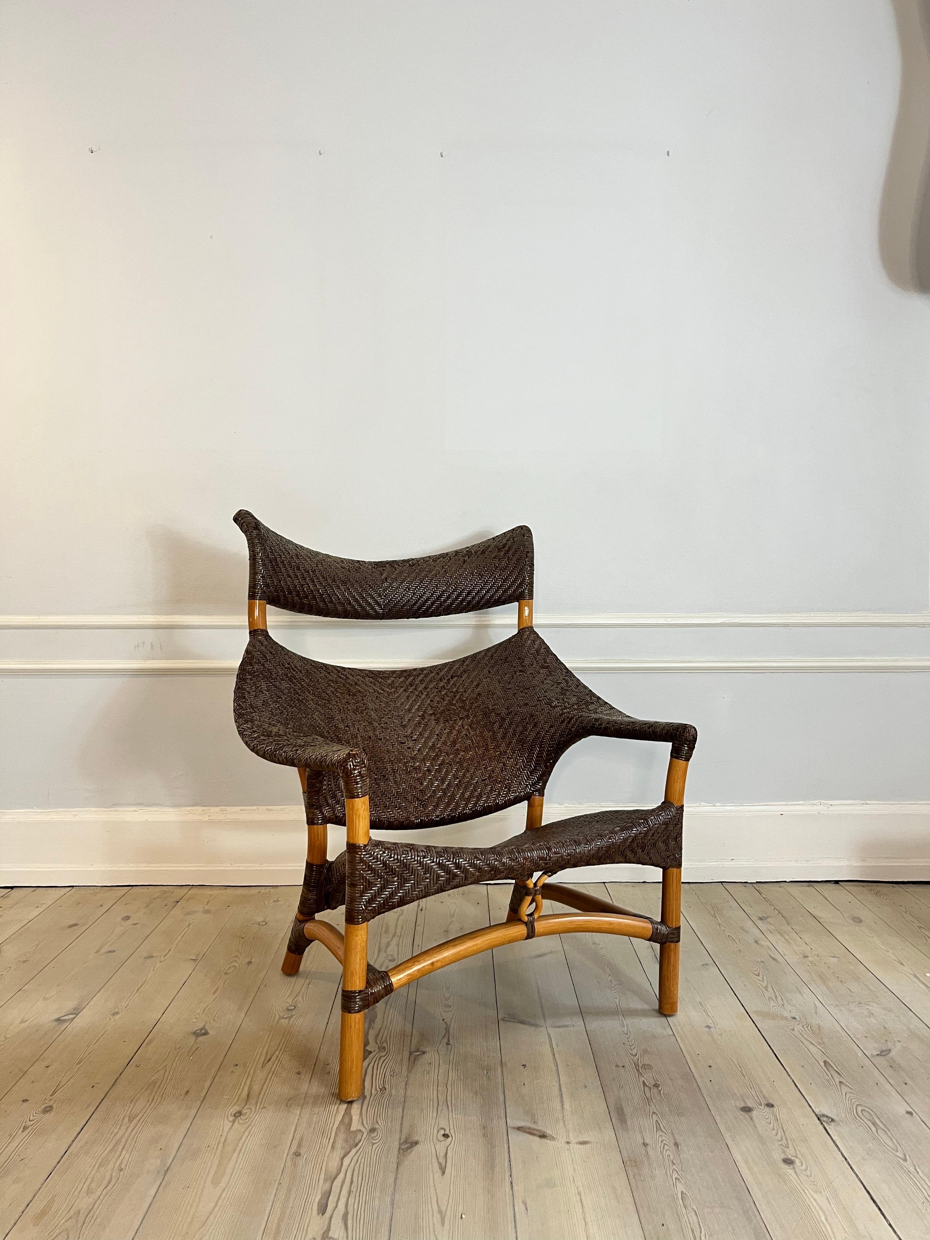 Rattan / Wicker Bamboo Lounge / Living room set by Yuzuru Yamakawa. For Sale 1