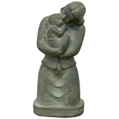 WPA Art Deco Ceramic Mother and Child