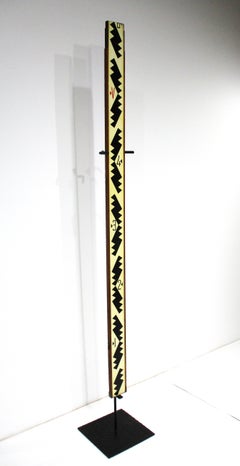 WPA Folk Art Styled Survey Stick with Stand (A)