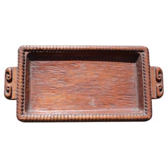 Vassoio in legno intagliato a mano WPA