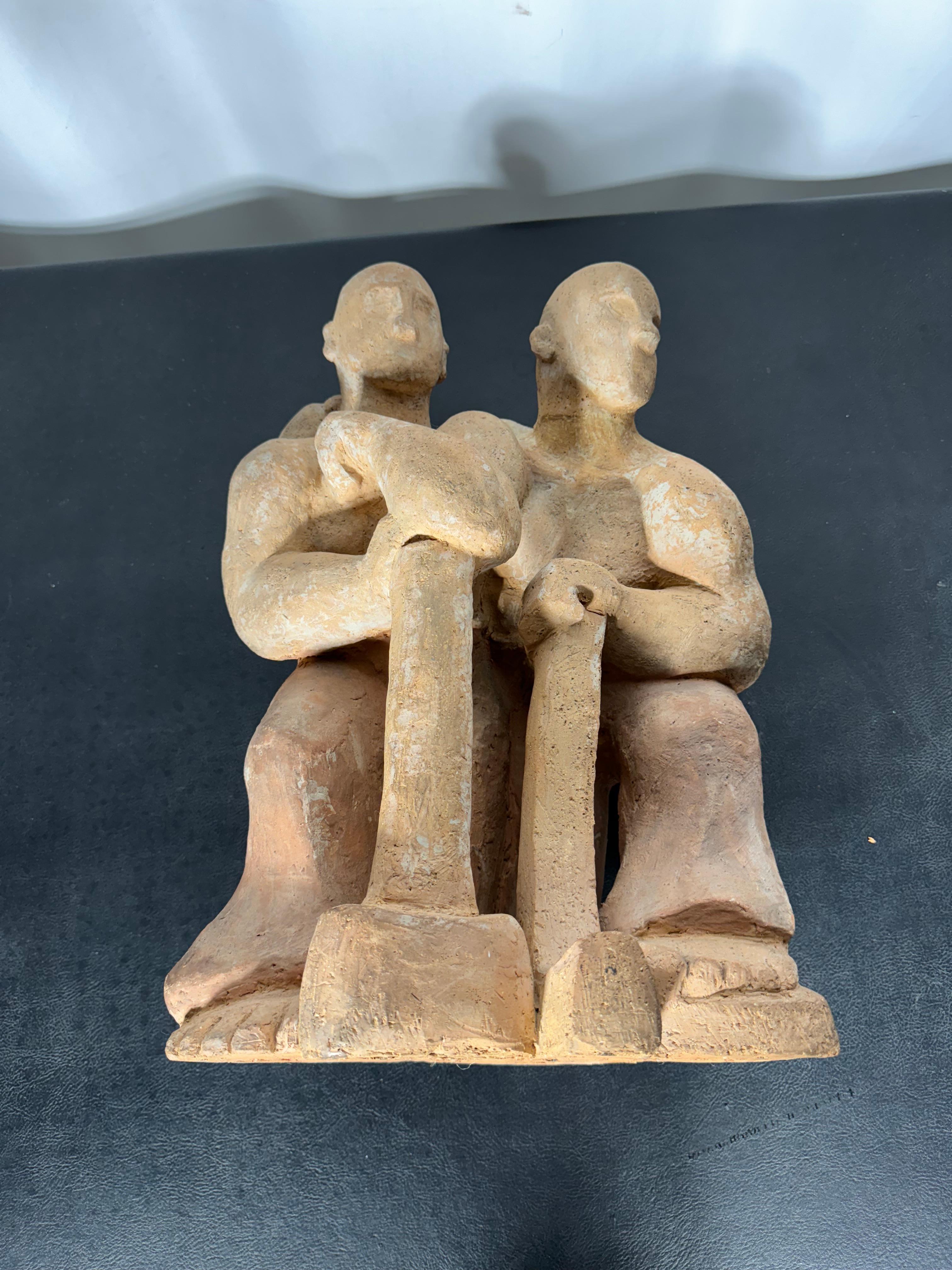Studio di figura in terracotta in stile W.P.A. attribuito a Frank Dobson in vendita 3