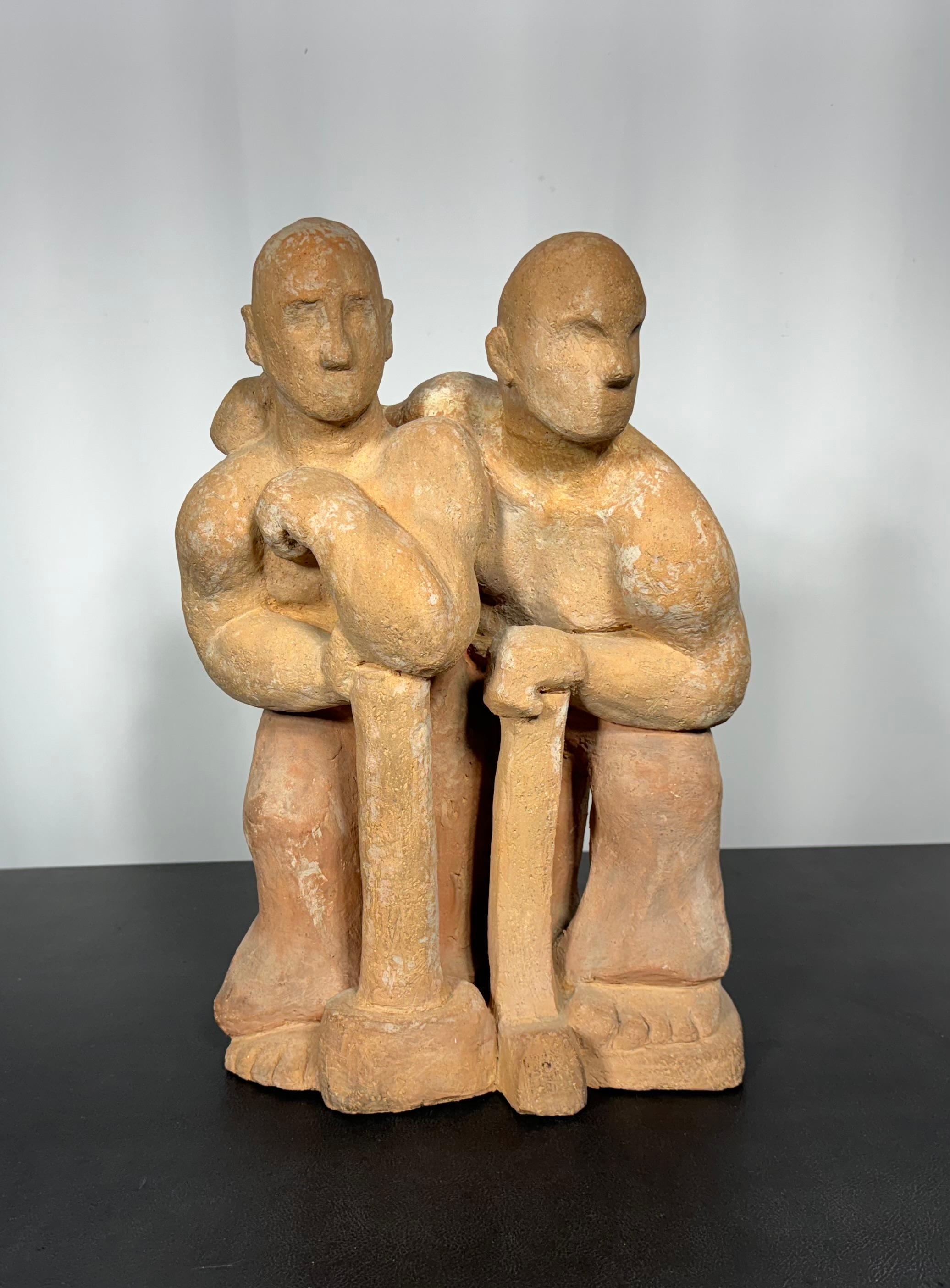 Studio di figura in terracotta in stile W.P.A. attribuito a Frank Dobson in vendita 4