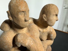 W.P.A. Style Terracotta Figure's Study attributed to Frank Dobson