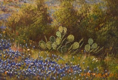 "BLUEBONNETS" TEXAS HILL COUNTRY WILDFLOWERS IN BLOOM