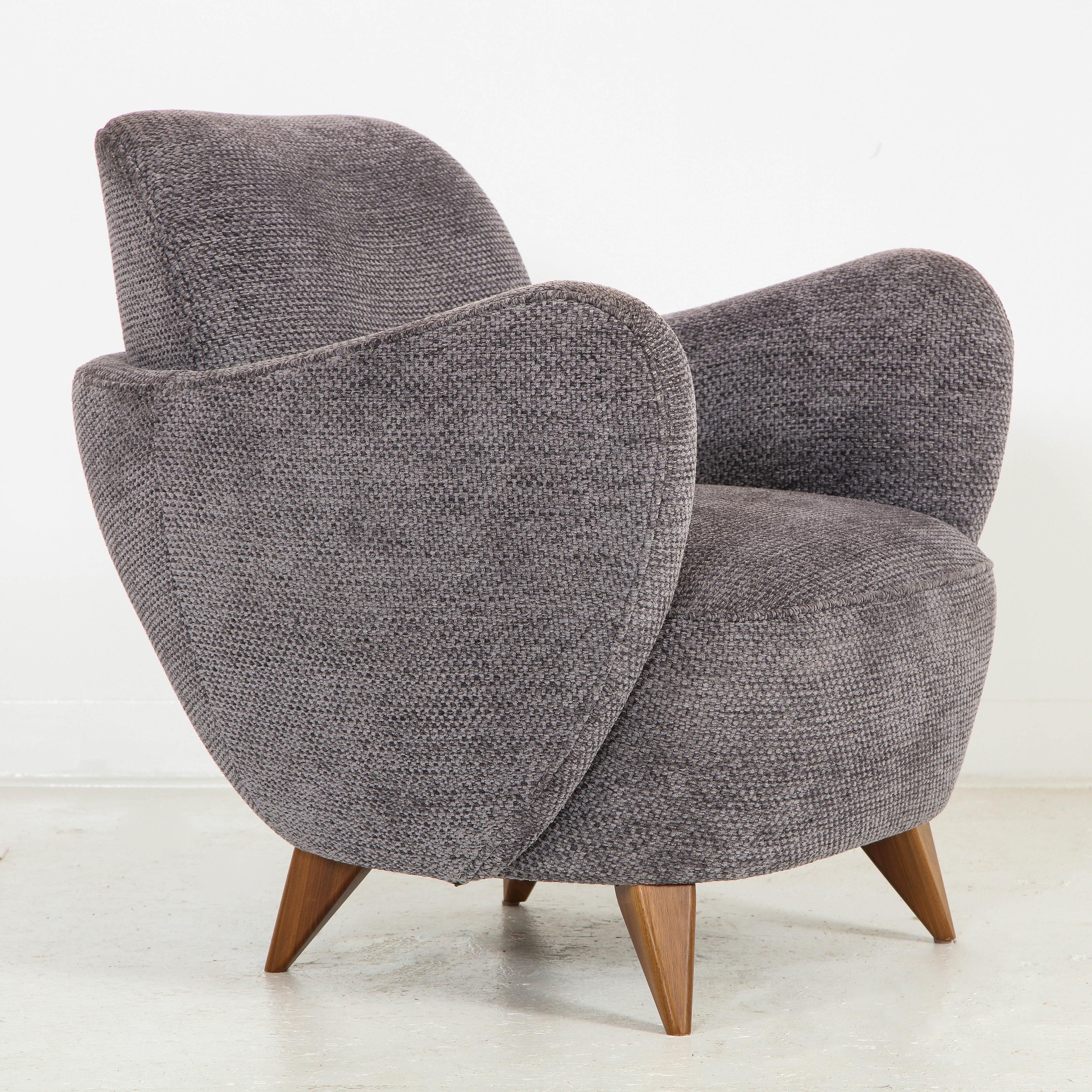 vladimir kagan wrap around barrel swivel chair - 150 s
