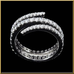 Wrap Around Diamond Fashion Ring in 18 Karat Gold