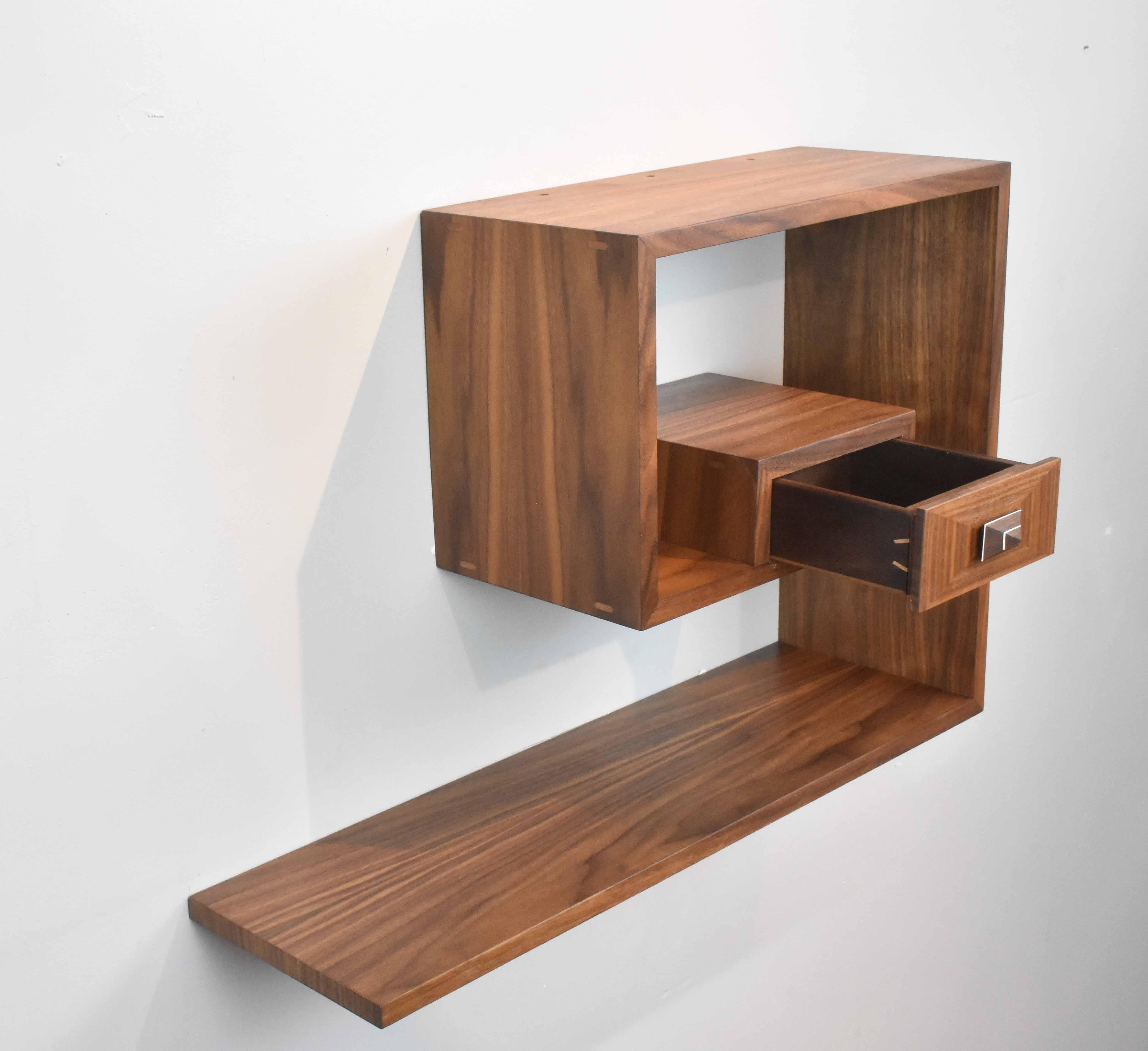 Wrap Around Wall Shelf For Sale at 1stDibs