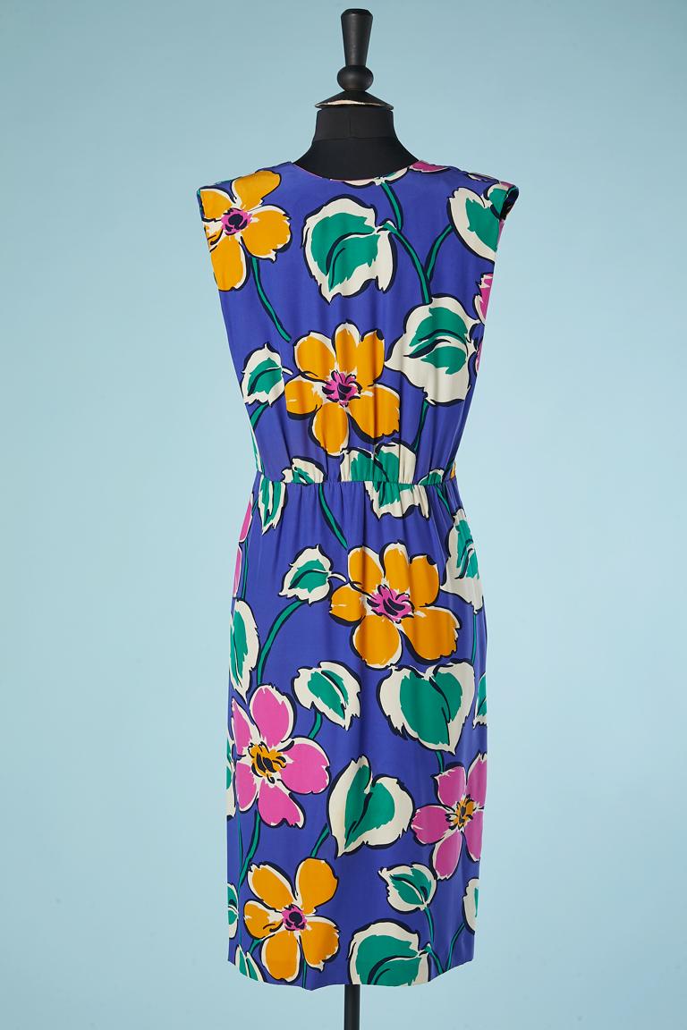 Wrap silk printed dress Givenchy Nouvelle boutique  For Sale 1