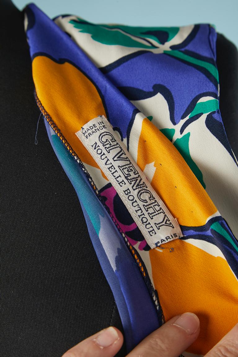 Wrap silk printed dress Givenchy Nouvelle boutique For Sale 2