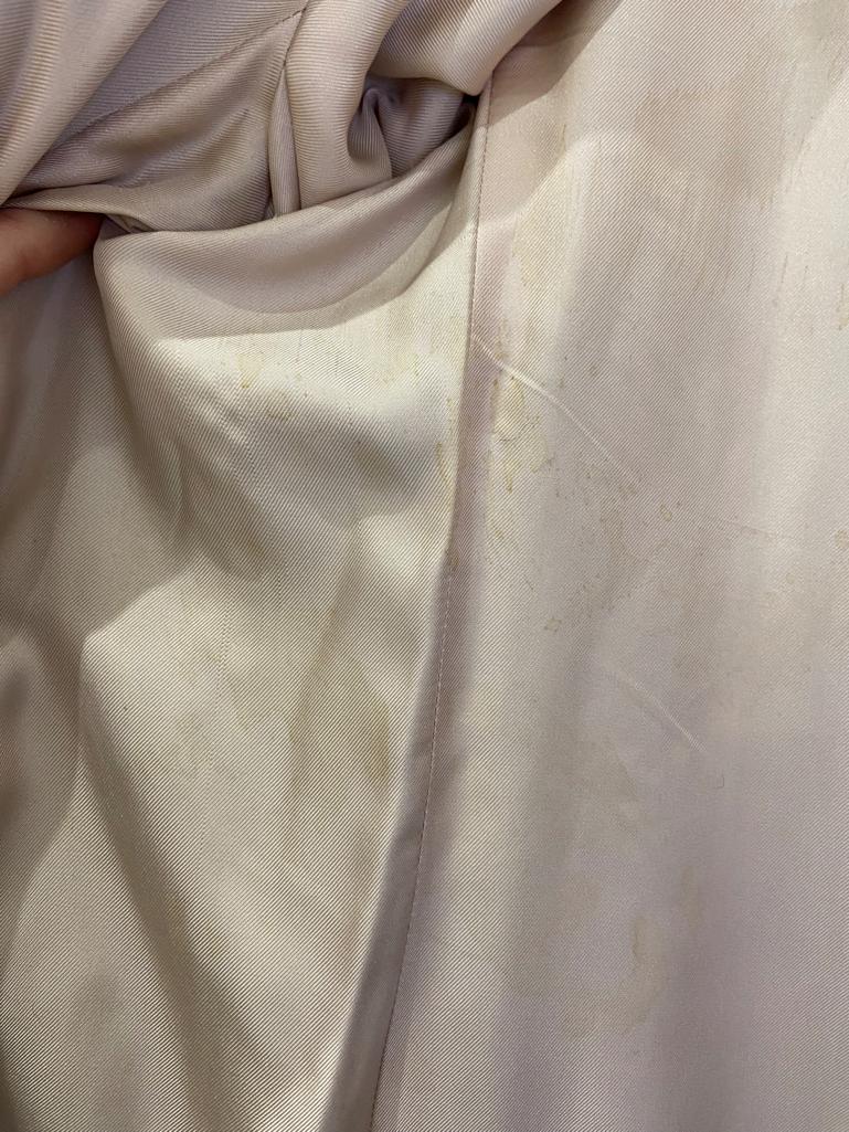 Manteau enveloppant en laine à chevrons avec bordures à franges, poches et découpes Sonia Rykiel en vente 3