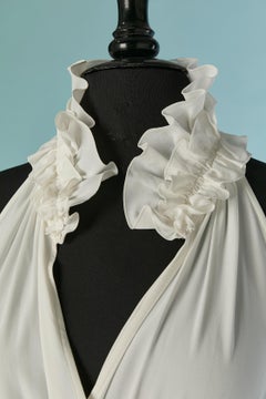 Wrapped backless ruffled dress ALEXANDRE VAUTHIER