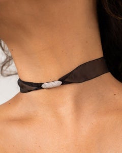 Wrapt in Diamonds Versatile girocollo e bracciale in oro 18 carati con pavé di diamanti