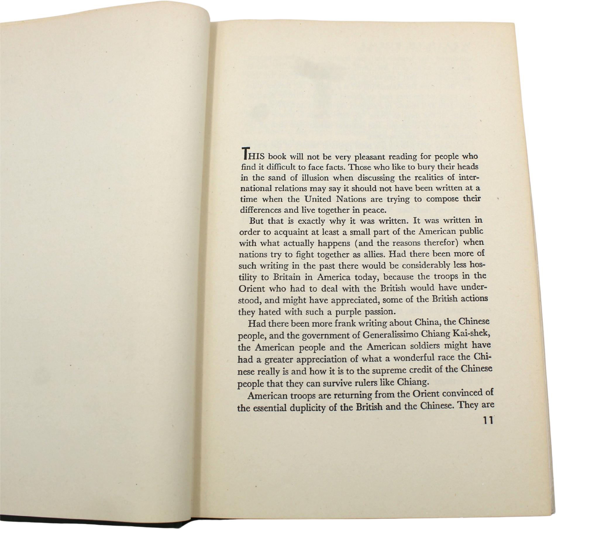 Wrath in Burma by Fred Eldridge, First Edition, In Original Dust Jacket, 1946 8