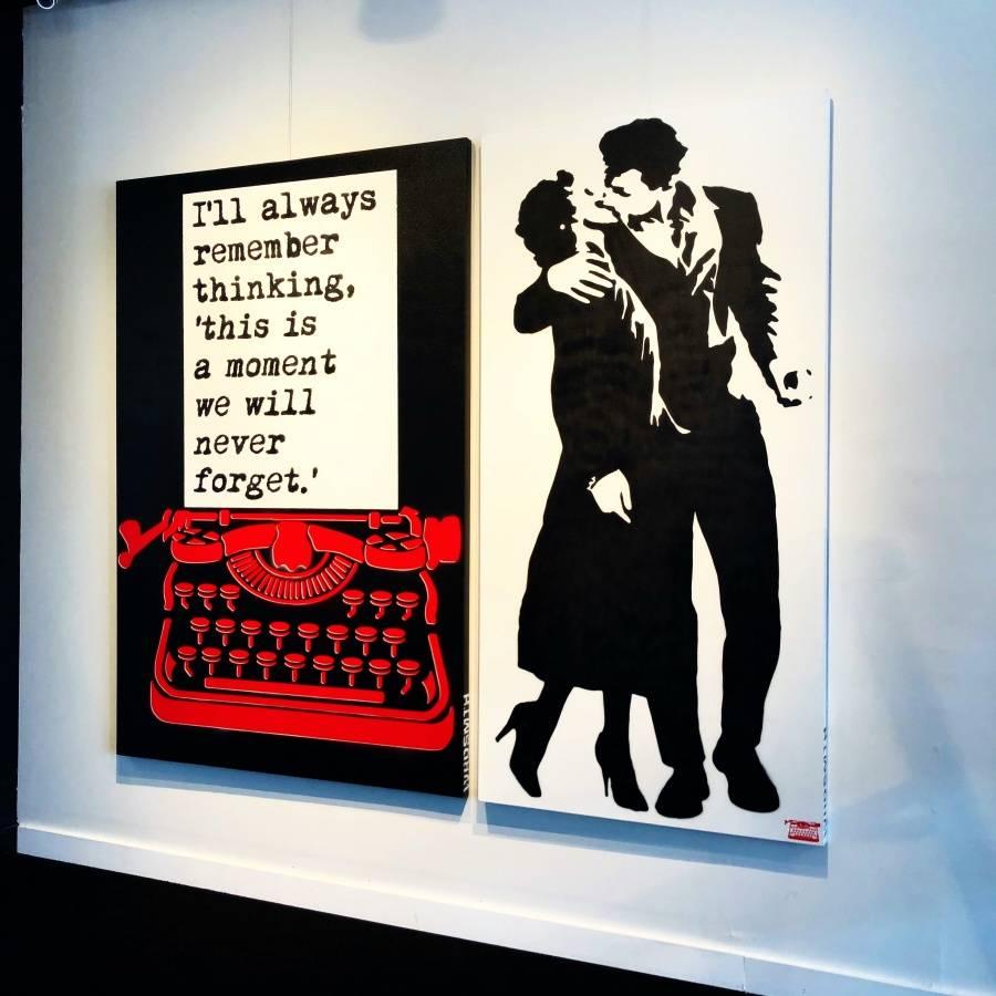 Remember Forget - Painting by WRDSMTH