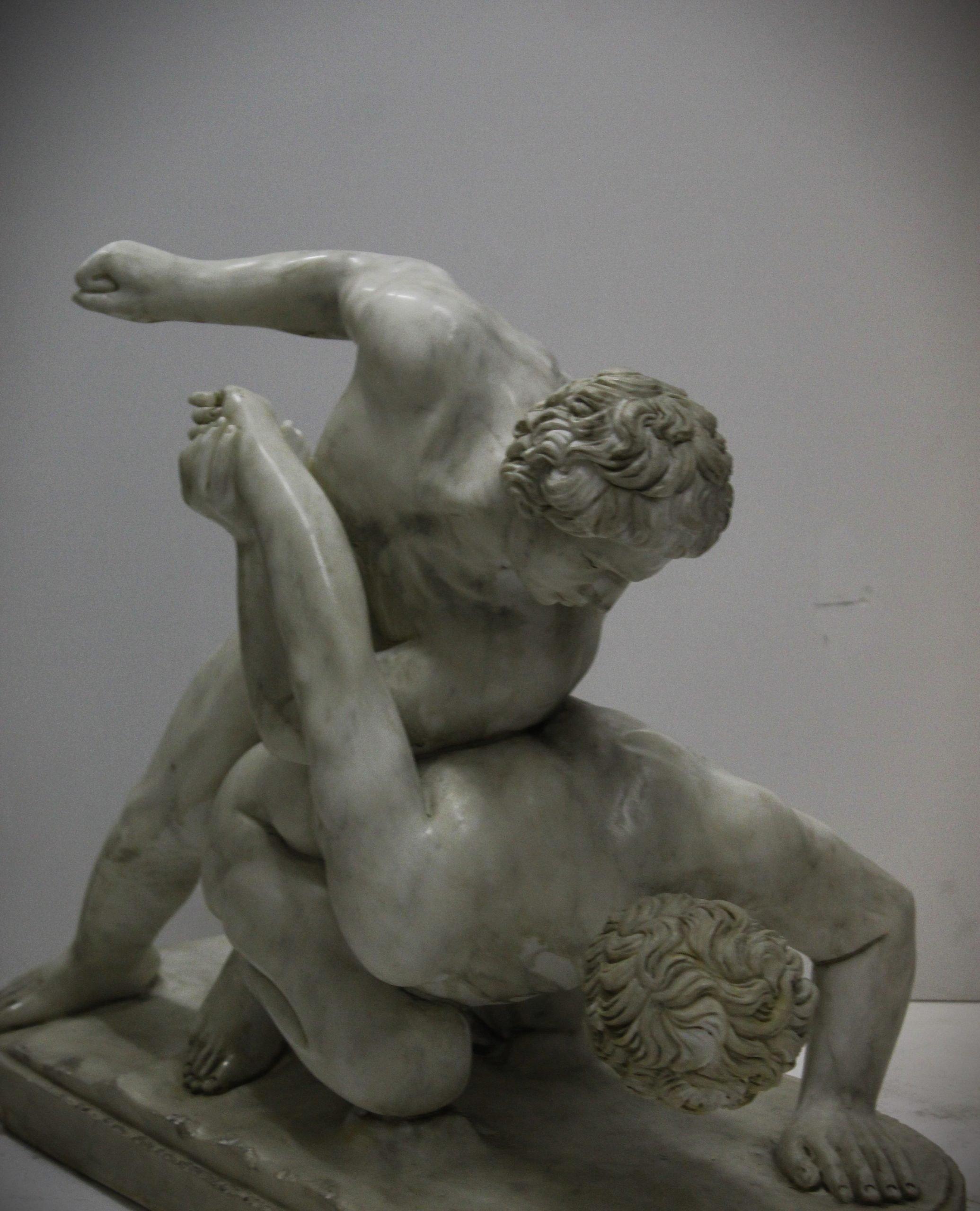 Wrestlers In Good Condition For Sale In Rome, IT
