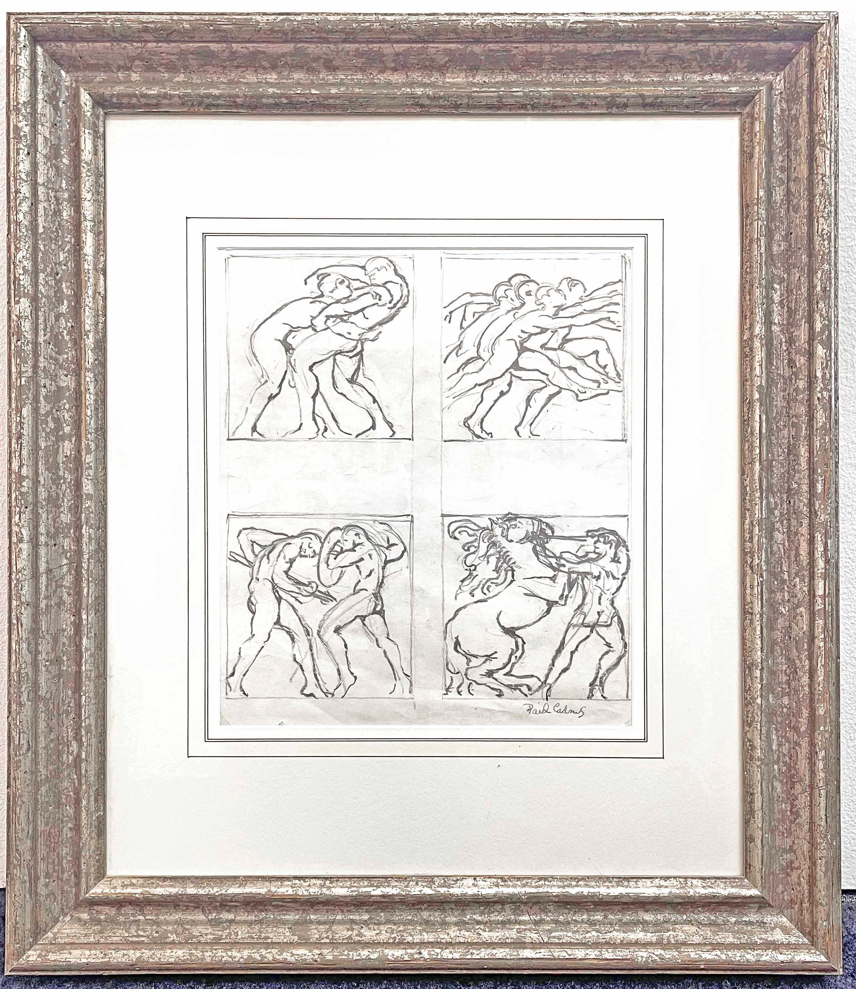 Diese vier Szenen stammen aus der Zeit, in der Paul Cadmus einige seiner berühmtesten - und berüchtigtsten - Gemälde mit satirischen Themen wie 