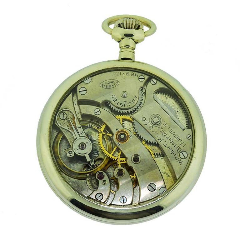 Mens Watches Kay Jewelers Pocket Watch Wright, Kay By Agassiz With