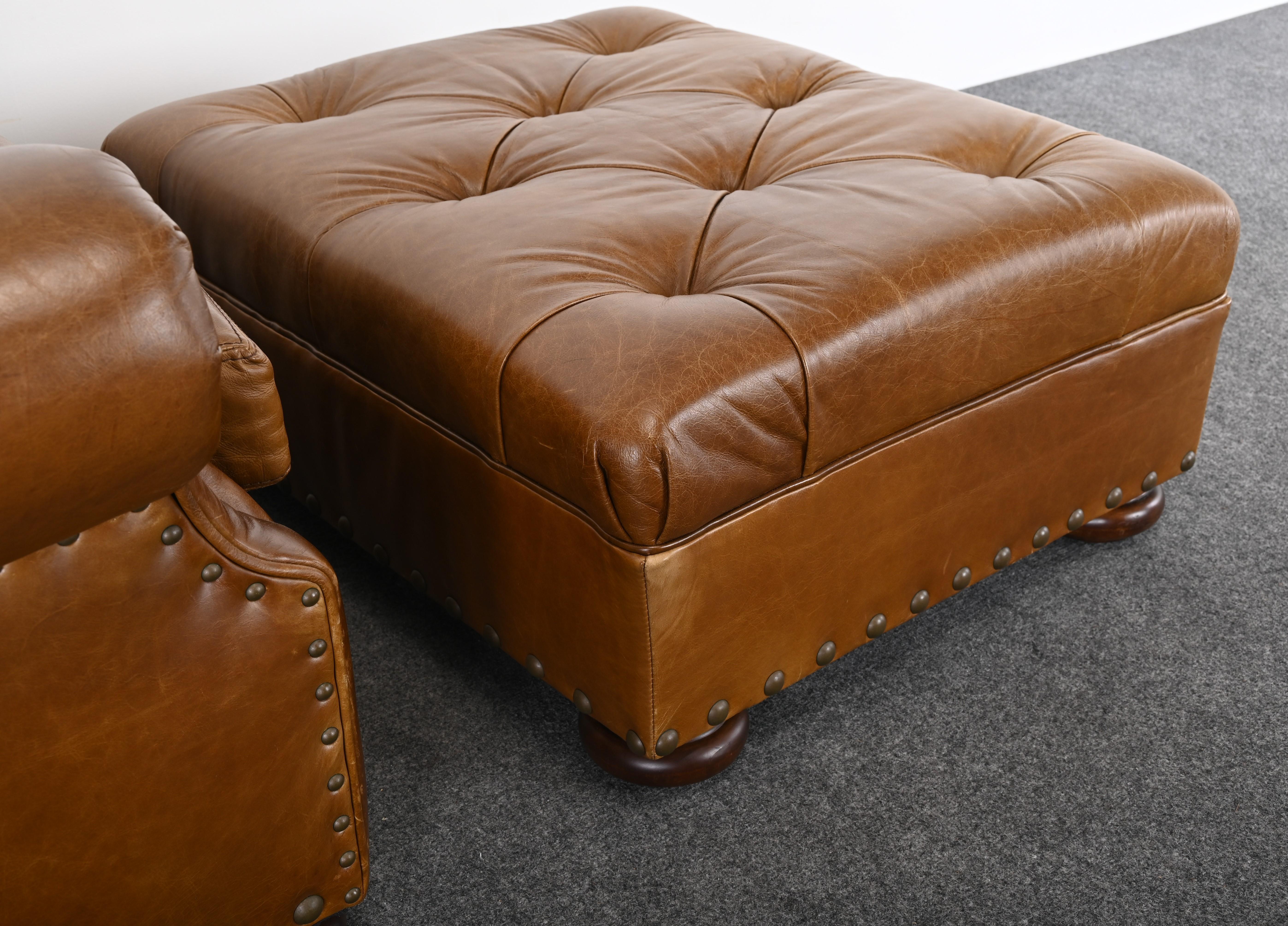 Writers Chair and Ottoman by Ralph Lauren, 20th Century 1