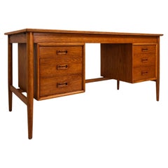 Writer's Desk in Oak Attributed to Arne Vodder for Sigh & Søns, Denmark, c. 1960