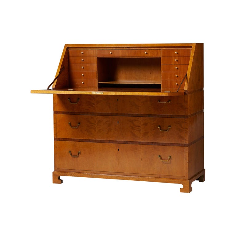 Writing Bureau Designed by Bruno Mathsson for Karl Mathsson, Sweden, 1934 For Sale